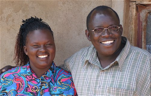 Brother Francis and his wife, Florence